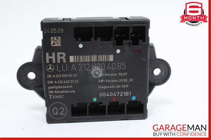 08-18 Mercedes W204 C300 C350 E550 Rear Right Side Door Control Module Unit OEM