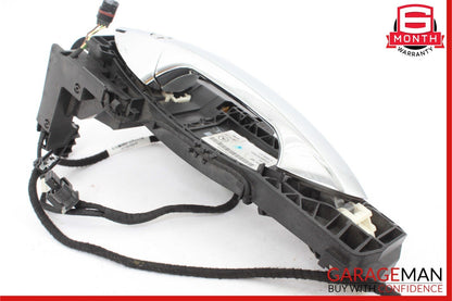 12-16 Mercedes R172 SLK350 Front Left Exterior Door Handle Keyless Go Silver