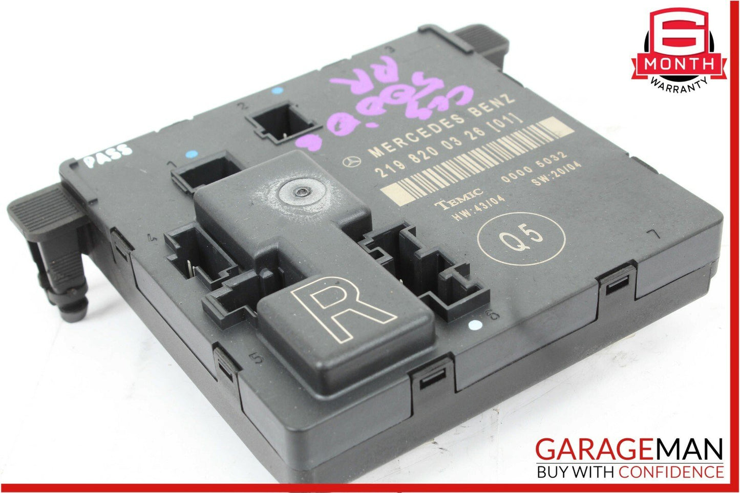 06-11 Mercedes W219 CLS500 CLS550 Rear Right Passenger Door Control Module OEM