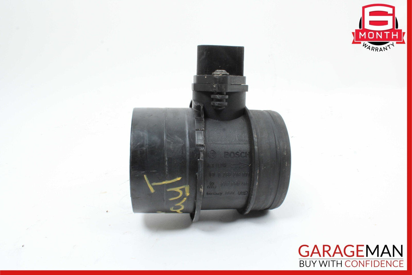 03-10 Porsche Cayenne S 955 957 MAF Mass Air Flow Sensor Meter Tube OEM