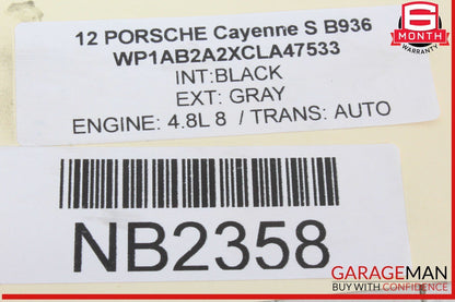 11-18 Porsche Cayenne S 958 Front Right Side Window Regulator Motor Unit OEM
