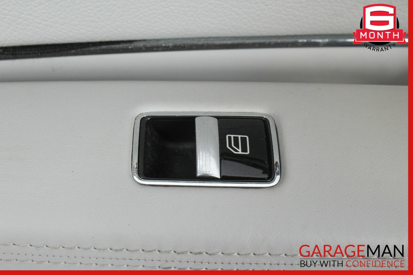 07-14 Mercedes W216 CL550 Front Right Passenger Side Interior Door Panel Gray