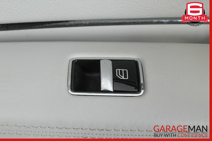07-14 Mercedes W216 CL550 Front Right Passenger Side Interior Door Panel Gray