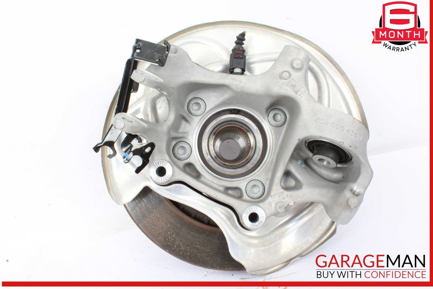 18-24 Audi Q5 Rear Right Passenger Side Spindle Knuckle Wheel Hub w/ Rotor Disc