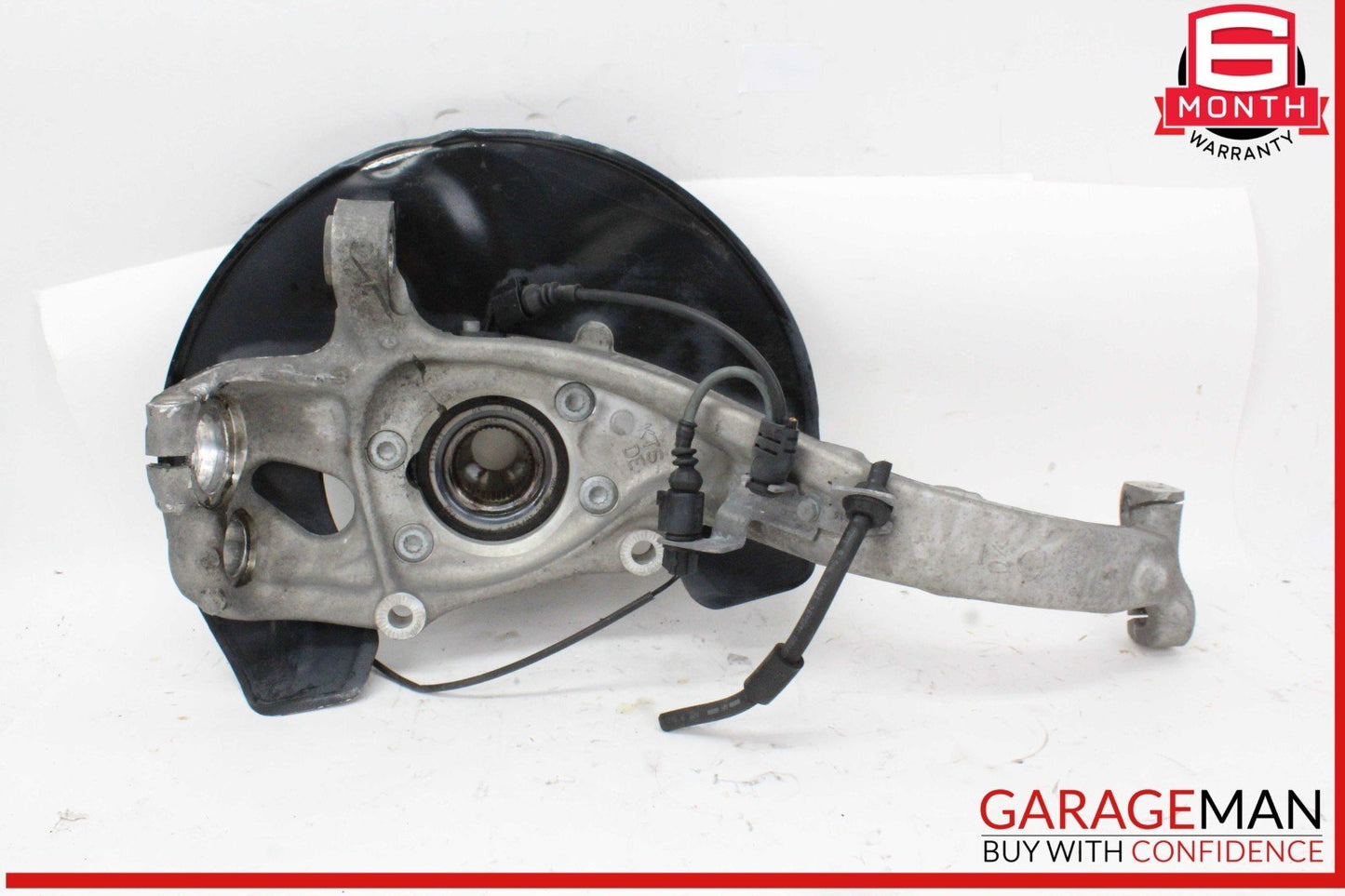 11-18 Audi A8 S8 Front Right Side Spindle Knuckle Wheel Hub 4H0407242L OEM