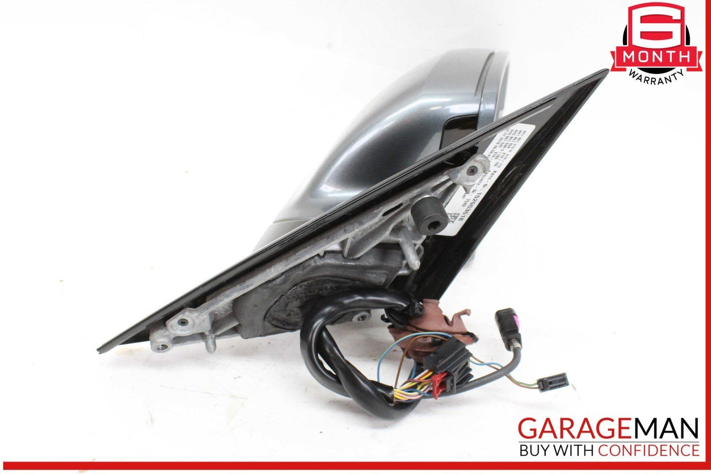 11-18 Audi A8 S8 Front Right Side Door Rear View Mirror Gray w/ Camera OEM
