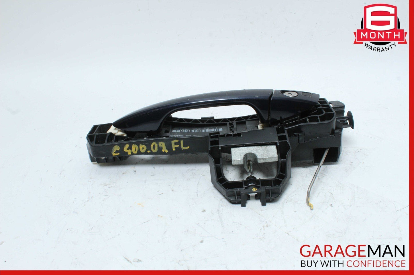 08-14 Mercedes W204 C300 Front Left Driver Side Exterior Door Handle Blue OEM