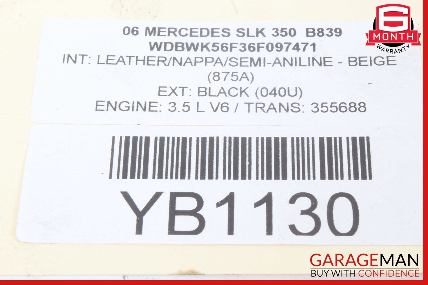 05-11 Mercedes R171 SLK350 Rear Left or Right Side Upper Rearward Control Arm