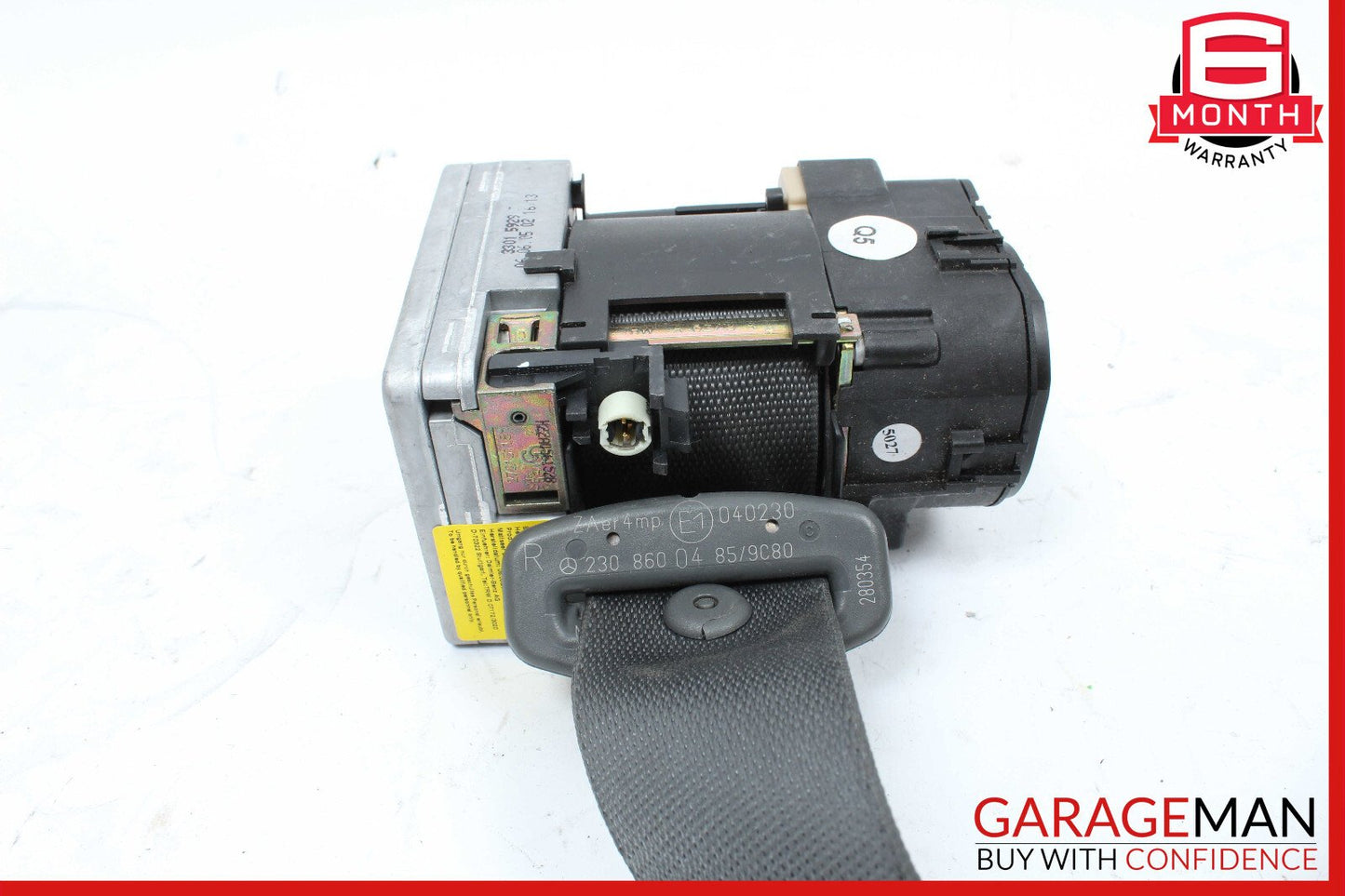 03-06 Mercedes R230 SL500 SL55 Right Side Seatbelt Seat Belt Retractor OEM