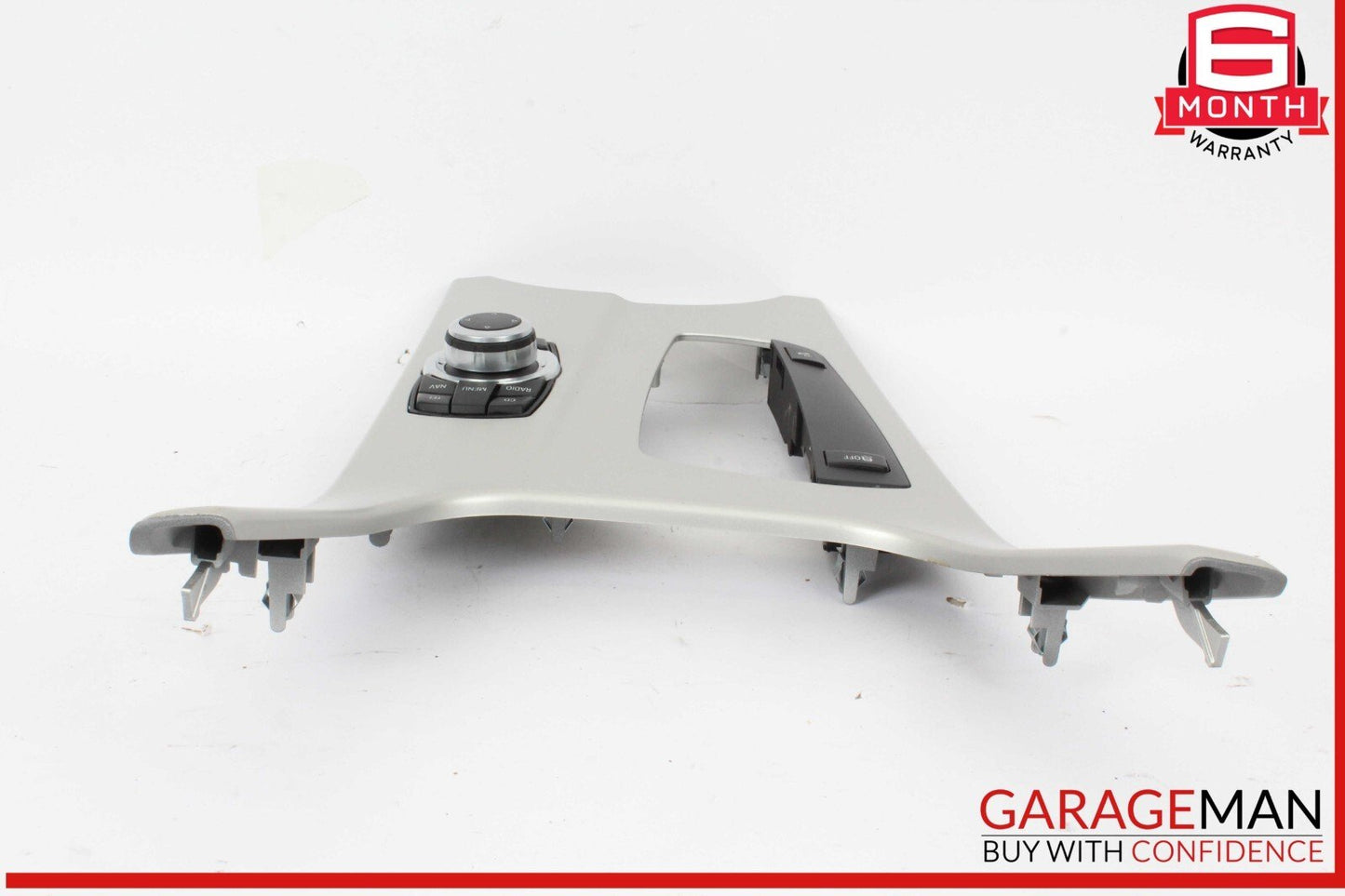 11-17 BMW X3 Center Console Shifter Trim Panel w/ Media Switch Controller OEM