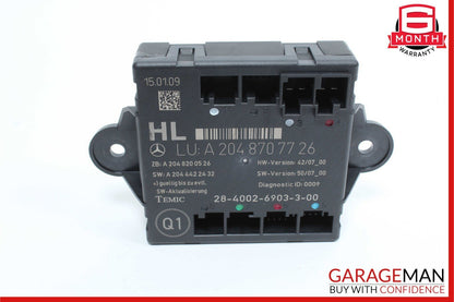 09-12 Mercedes X204 GLK350 C350 Rear Left Side Door Control Module Unit OEM