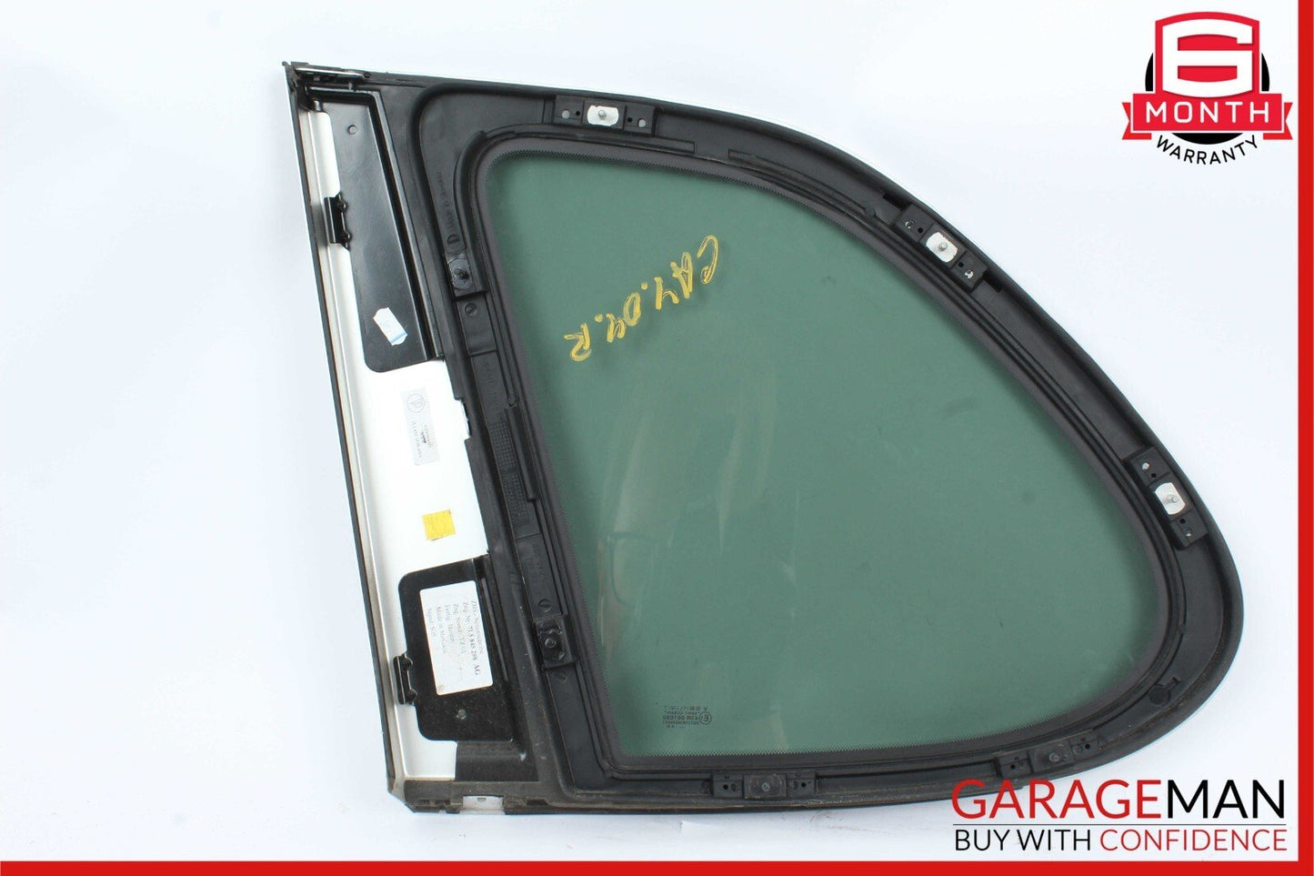 03-06 Porsche Cayenne 955 Rear Right Side Quarter Window Glass Panel Silver
