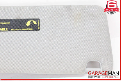 12-18 Audi A6 S6 A7 Front Left Driver Side Sun Visor Sunvisor Gray OEM