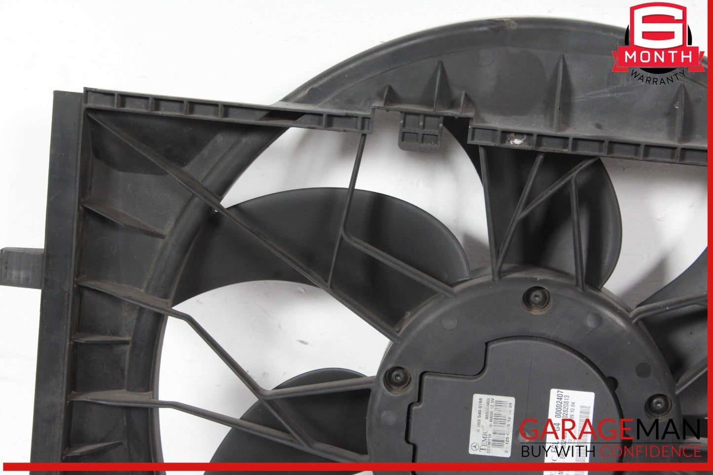 05-09 Mercedes W203 C230 C350 CLK350 Engine Radiator Cooling Fan Motor OEM