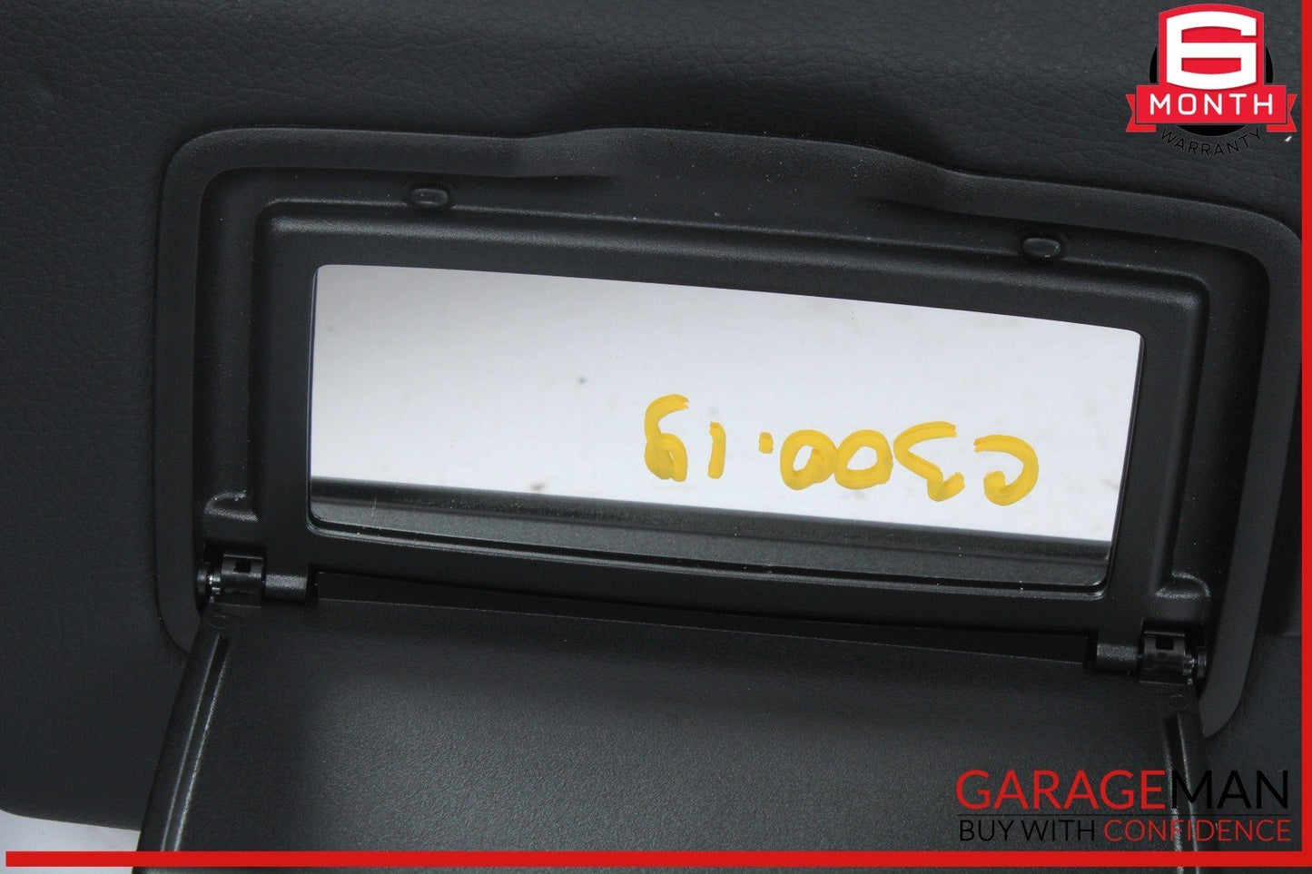 15-21 Mercedes W205 C300 Front Right Passenger Side Sunvisor Sun Visor Black OEM