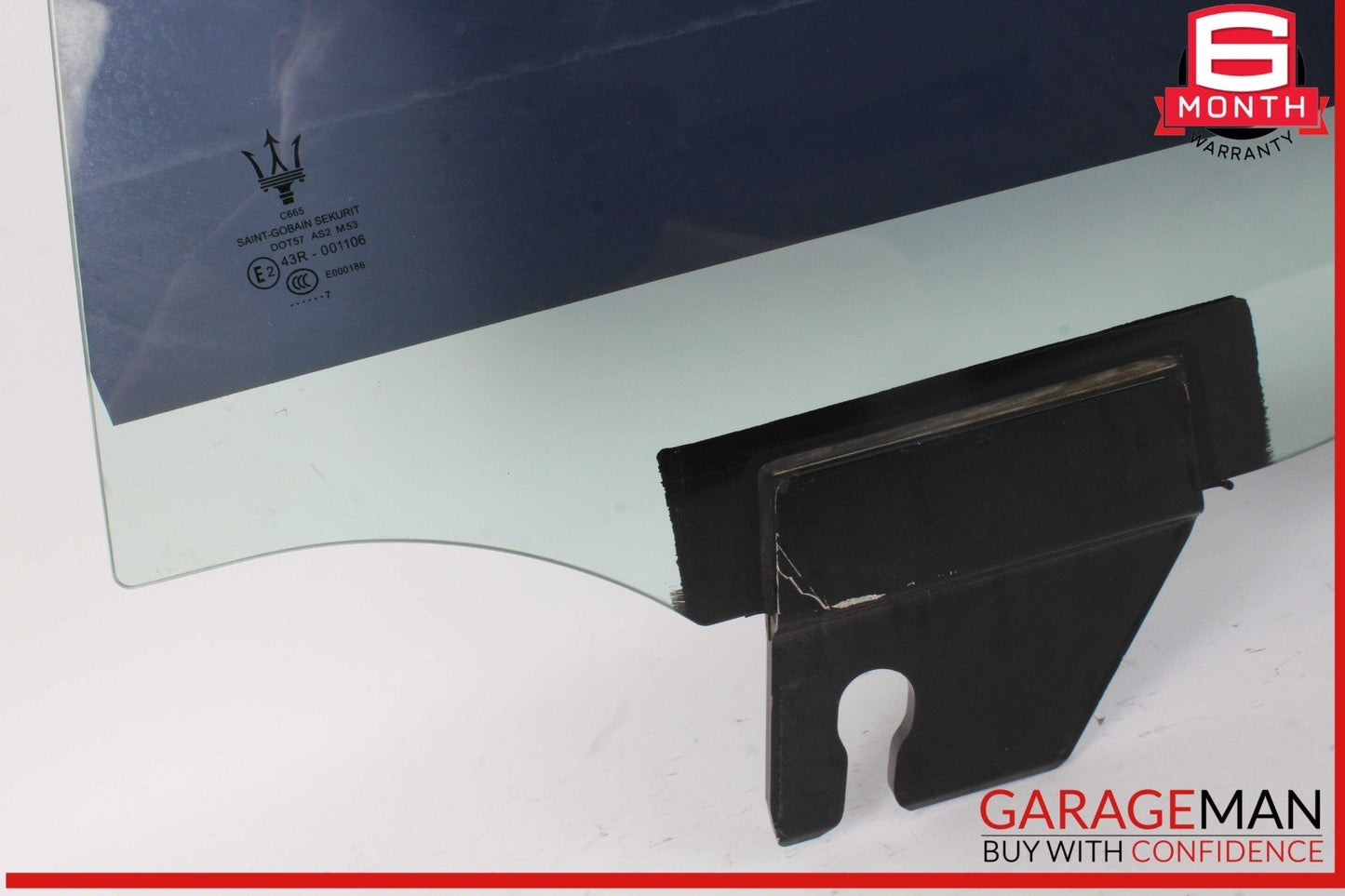 14-22 Maserati Ghibli M157 Rear Left Driver Side Door Window Glass OEM