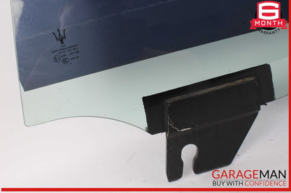 14-22 Maserati Ghibli M157 Rear Left Driver Side Door Window Glass OEM