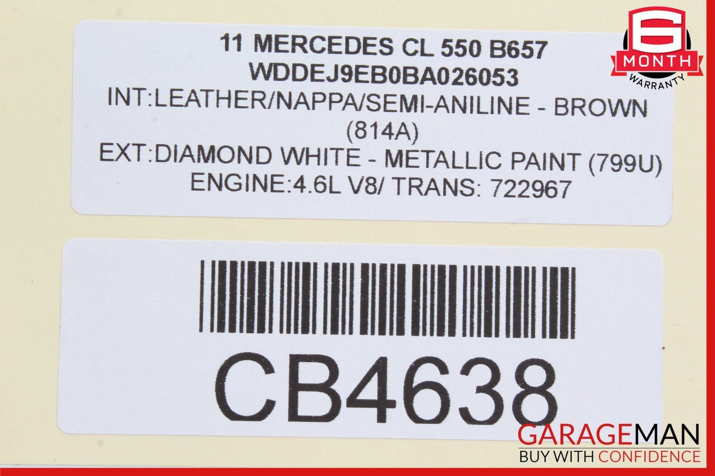07-14 Mercedes W221 S600 CL550 Rear Trunk Release Remote Open Close Module Unit