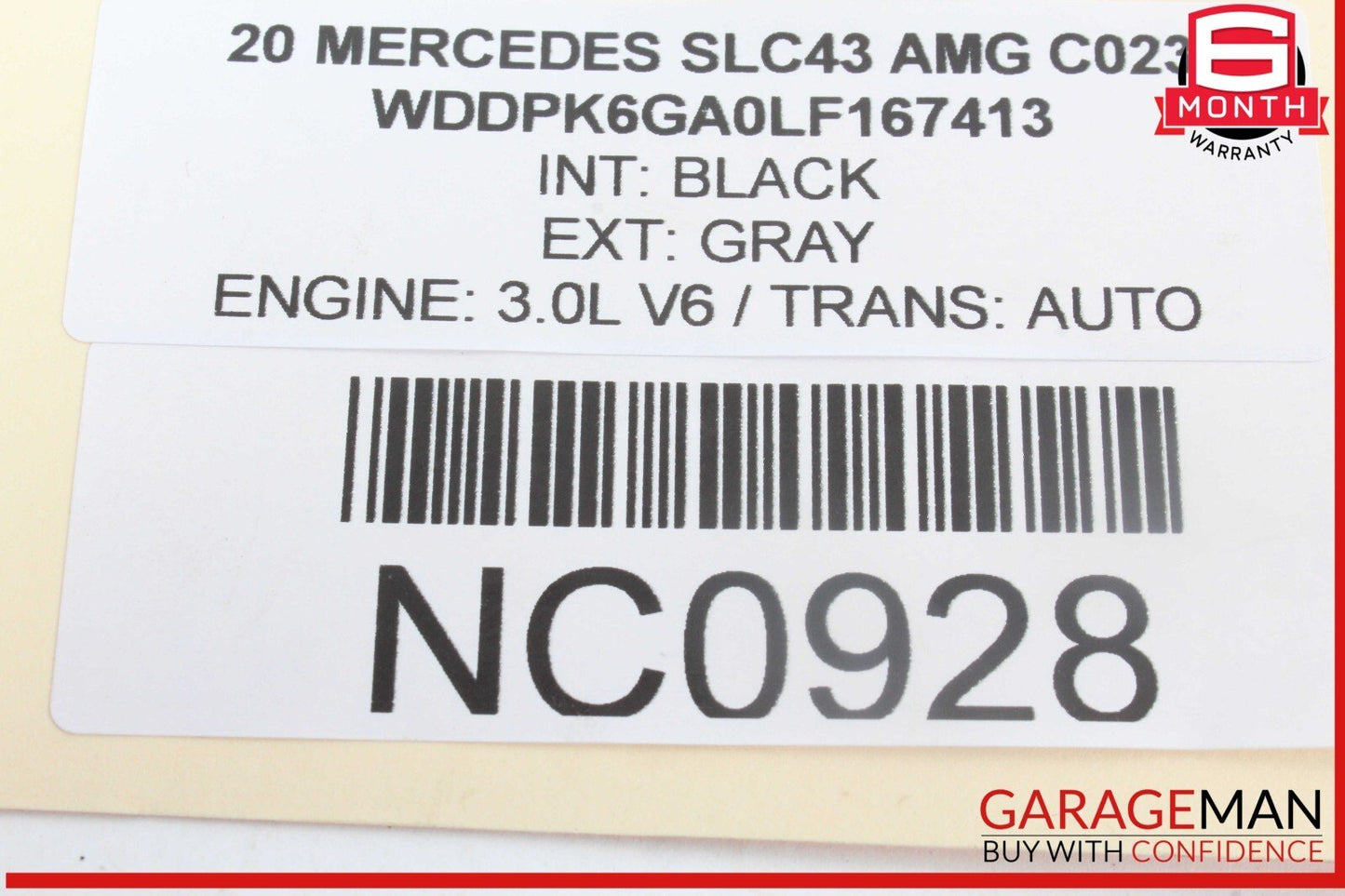 12-20 Mercedes R172 SLC43 AMG SLC300 Front Left Side Window Regulator Motor OEM