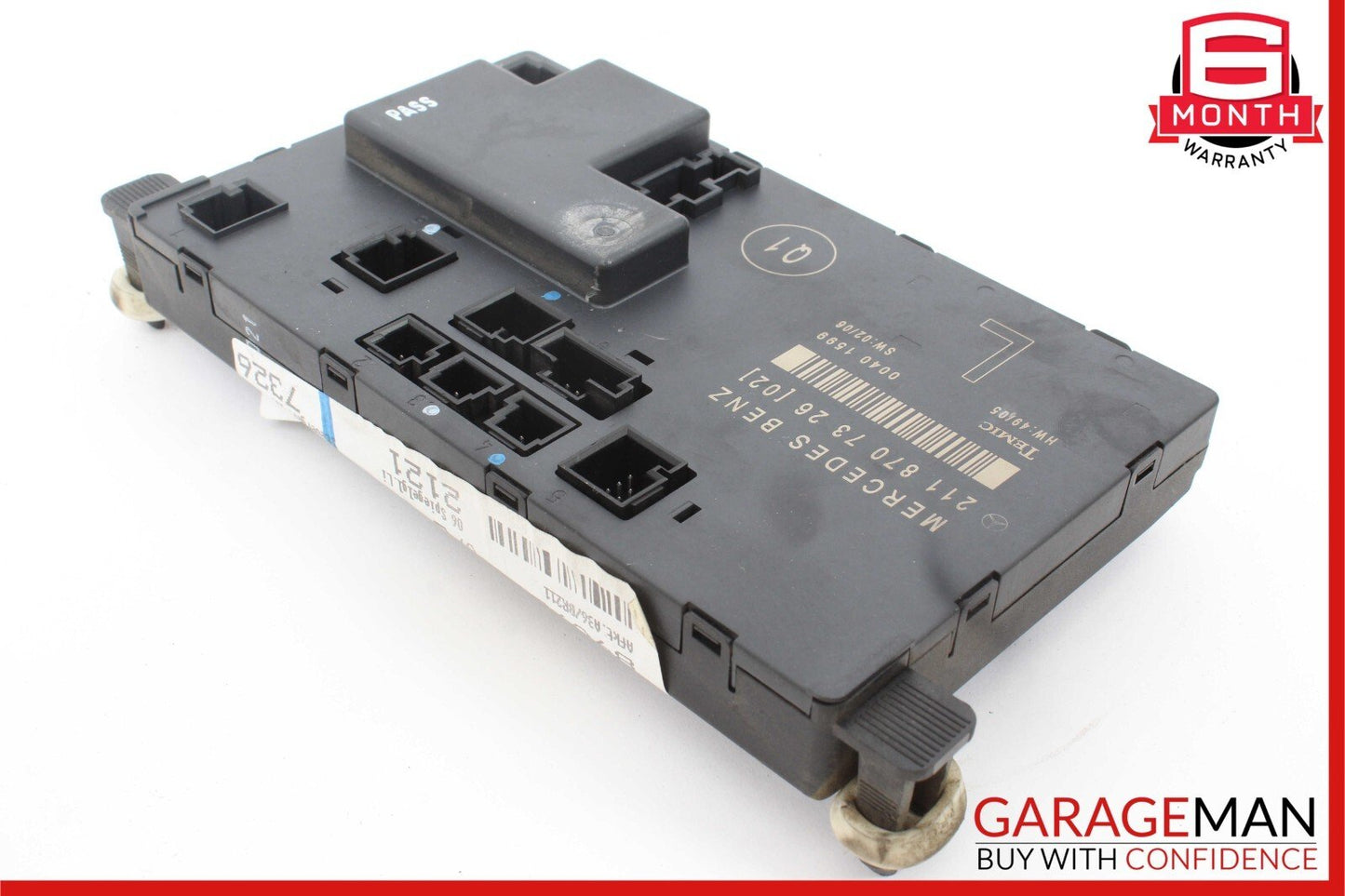 03-09 Mercedes W211 E550 E350 Front Left Driver Side Door Control Module Unit