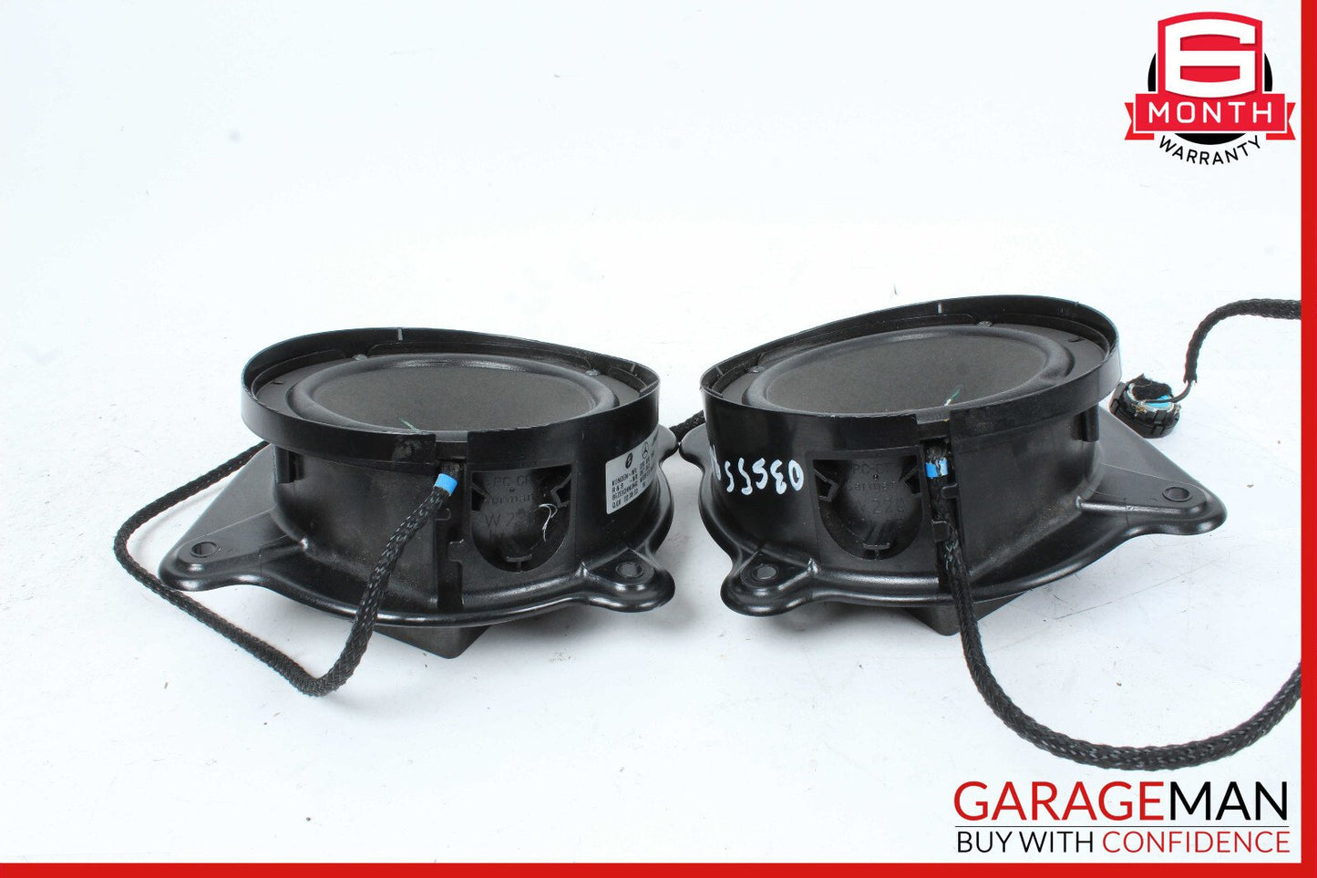 00-06 Mercedes W220 S55 Rear Door Audio Sound Speaker Set of 2 Pc OEM