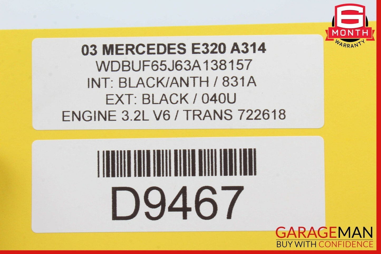 03-06 Mercedes W211 E320 E500 Communication Voice Control Module 2118203085 OEM