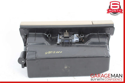 96-99 Mercedes W210 E430 E320 Glove Box Compartment Cup Holder Beige OEM
