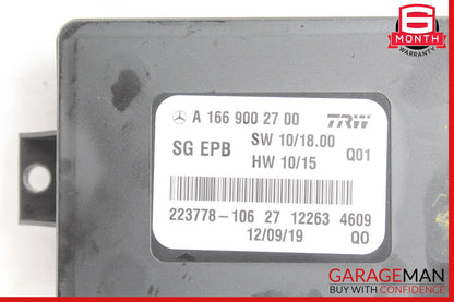 12-20 Mercedes R172 SLK250 Hand Parking Brake Control Module OEM