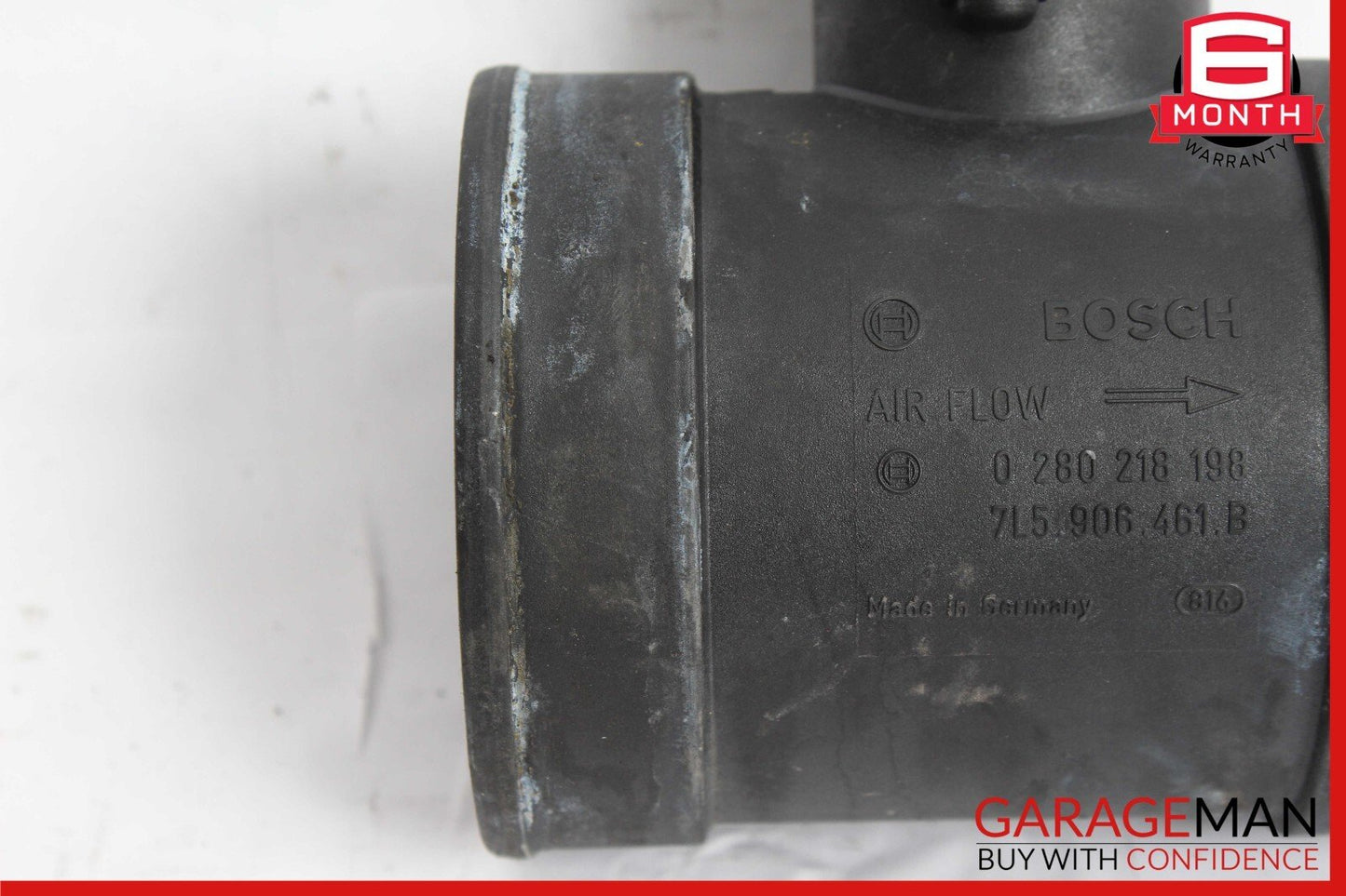 03-10 Porsche Cayenne S 955 957 Front Side Mass Air Flow Sensor Bosch OEM