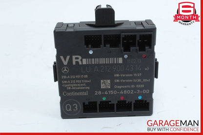 08-18 Mercedes W212 E350 SLK250 Front Right Side Door Control Module Unit OEM