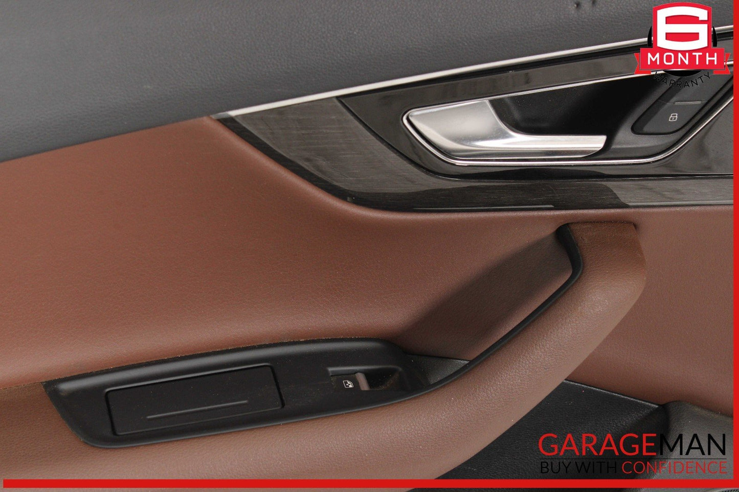 17-19 Audi Q7 Rear Left Driver Side Interior Door Panel Trim OEM