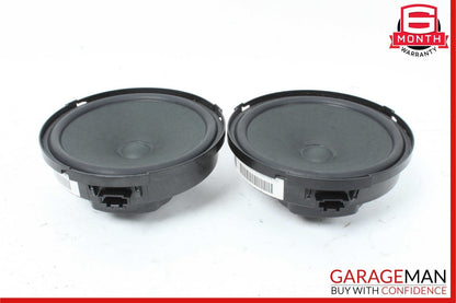 08-14 Mercedes W204 C250 C300 Rear Right & Left Side Door Sound Speakers Set OEM