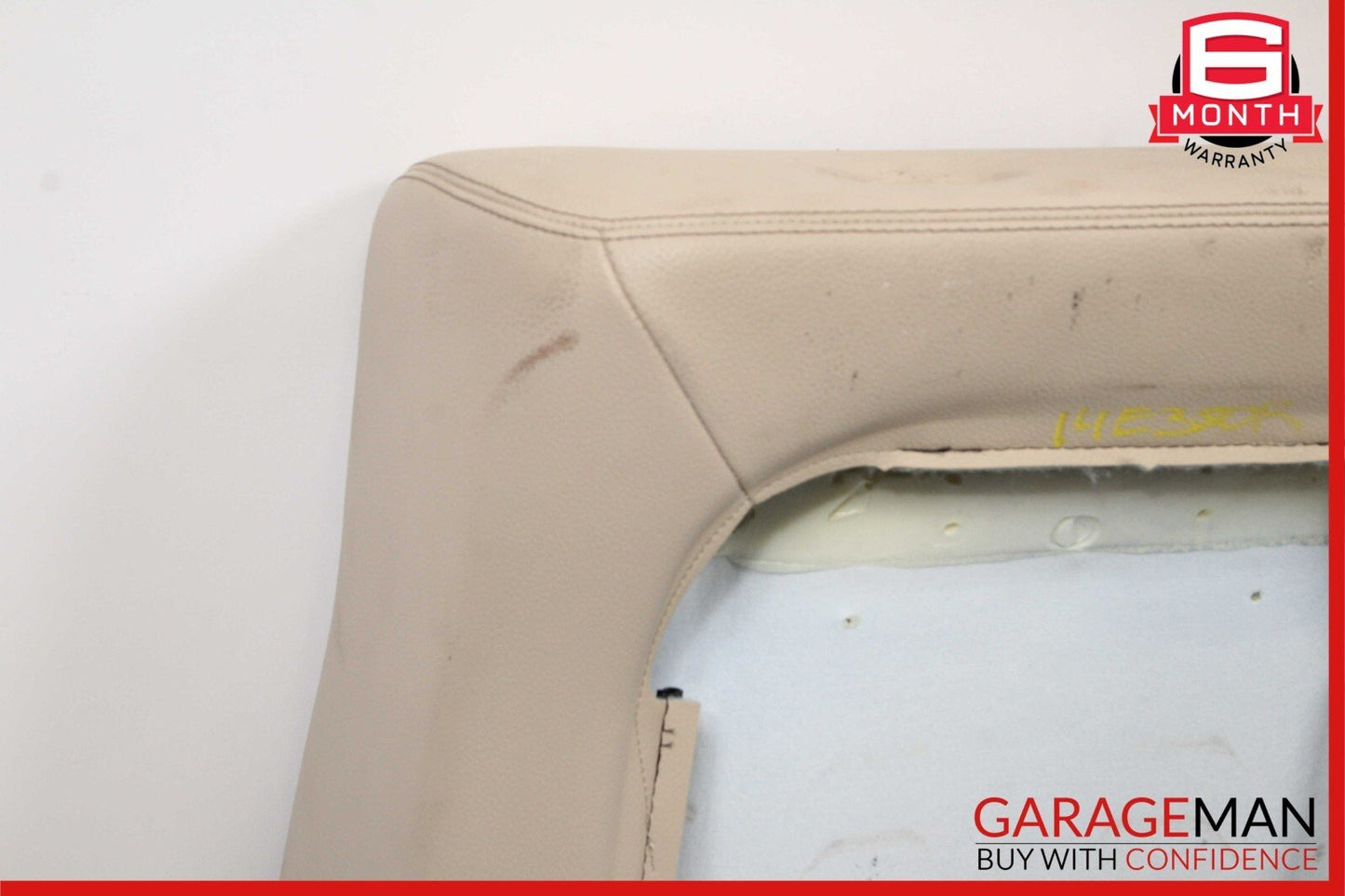 10-16 Mercedes W212 E350 E550 Front Right Side Top Upper Seat Cushion Beige OEM