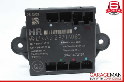 08-18 Mercedes GLK350 E350 C300 Rear Right Side Door Controller Module Unit OEM