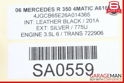 06-13 Mercedes W521 R350 GL450 Front Right Side Door Control Module OEM