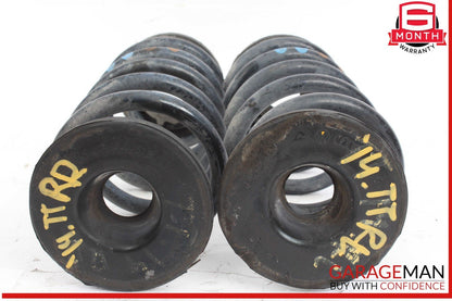 08-15 Audi TT TTS Rear Left or Rear Right Side Coil Spring Set of 2 OEM