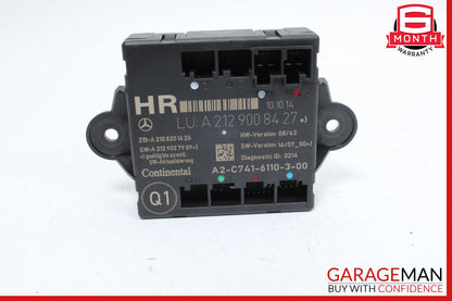 08-18 Mercedes W212 E350 Rear Right Side Door Control Module OEM