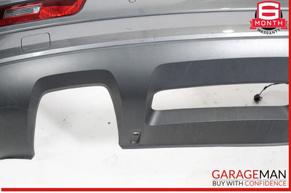 16-18 Audi Q3 Rear Bumper Cover w/ Parking PDC Sensors Silver OEM