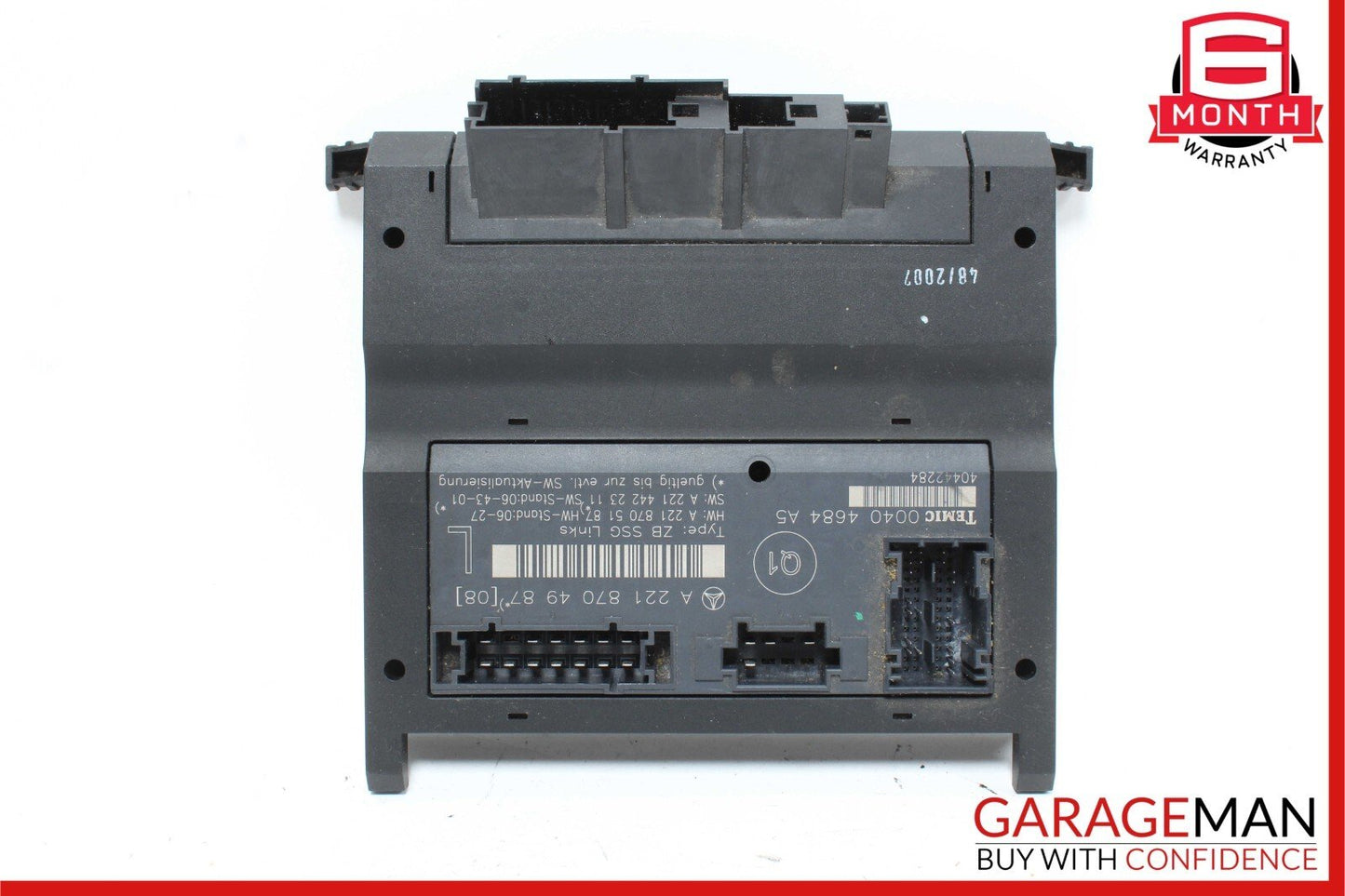 07-13 Mercedes W221 S550 4MATIC Front Left Driver Under Seat Control Unit OEM