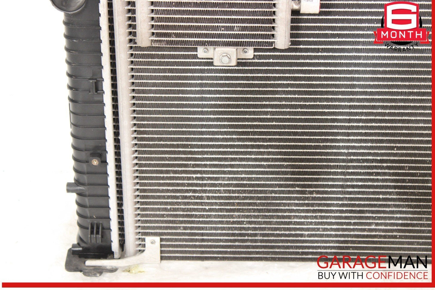 03-08 Mercedes R230 SL500 Engine Radiator A/C AC Air Condenser Oil Cooler Assy
