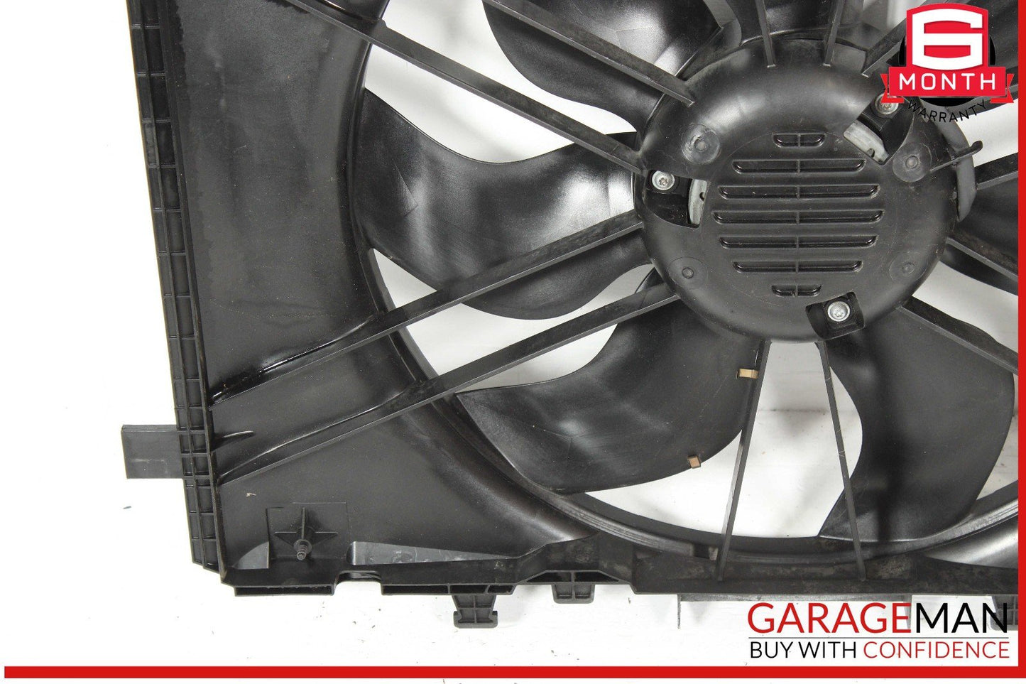 08-20 Mercedes W204 C250 Engine Radiator Cooling Fan Motor Shroud Assy OEM