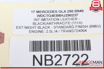 15-17 Mercedes X156 GLA250 Dashboard Right or Left Side A/C Air Vent OEM