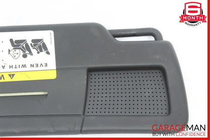 05-11 Mercedes R171 SLK350 SLK55 AMG Front Right Sun Visor Sunvisor Shade Cover