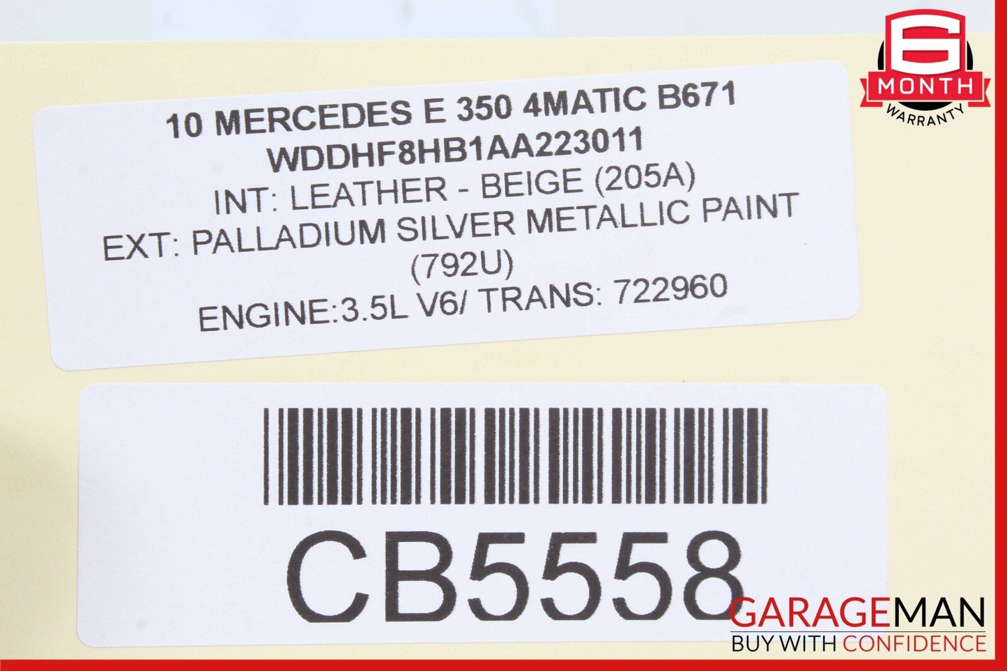 10-13 Mercedes W212 E350 E550 Active Lane Assist Front Camera 0009058000 OEM