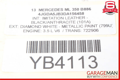 12-19 Mercedes W166 ML350 GL550 Rear Right Side Upper Camber Control Arm OEM