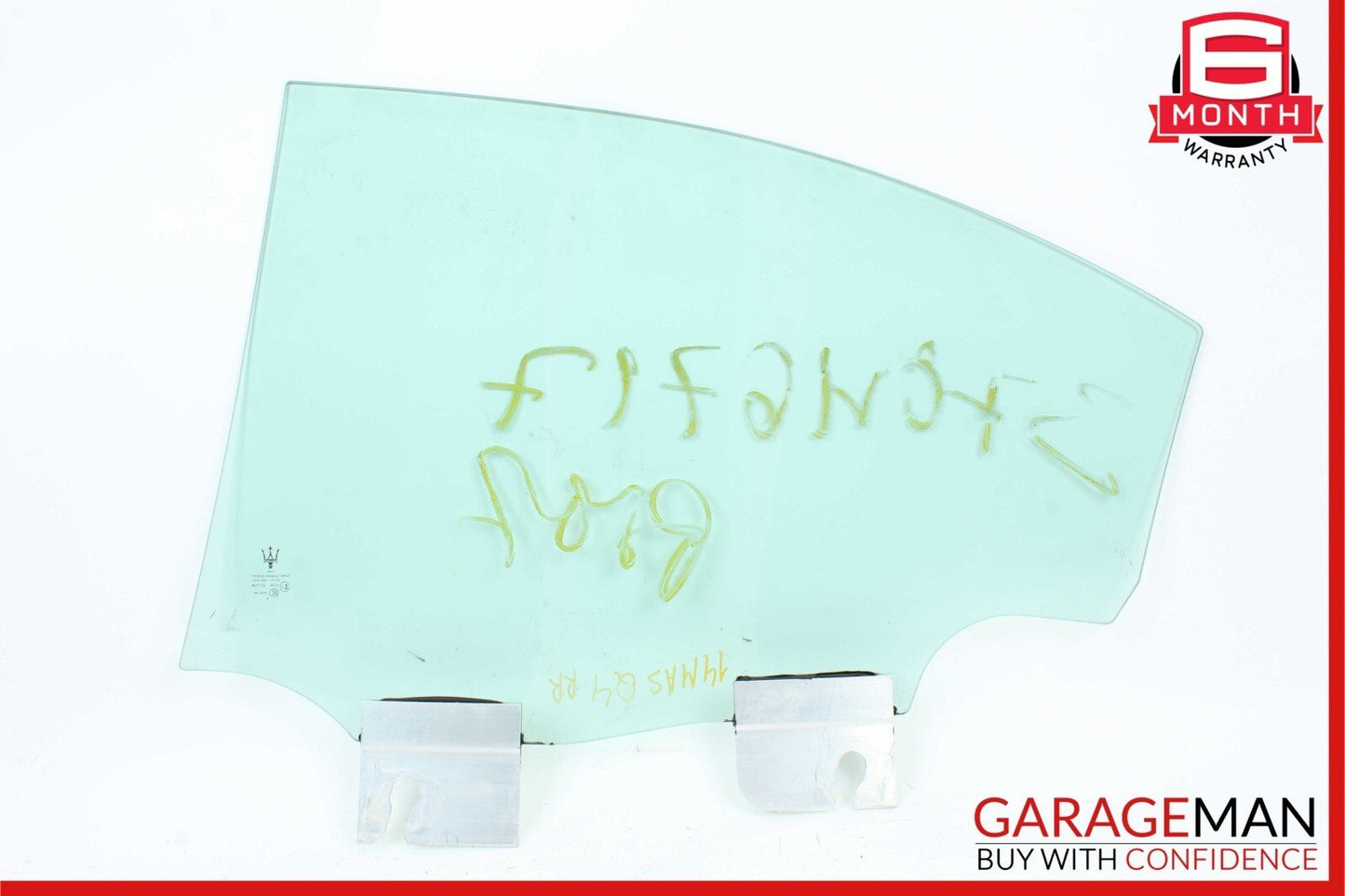 14-17 Maserati Ghibli Rear Right Passenger Side Door Window Auto Glass Clear OEM