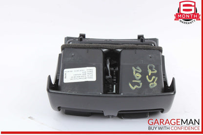 08-17 Mercedes W204 C250 E350 Rear Center Console AC Air Vent Trim Black OEM