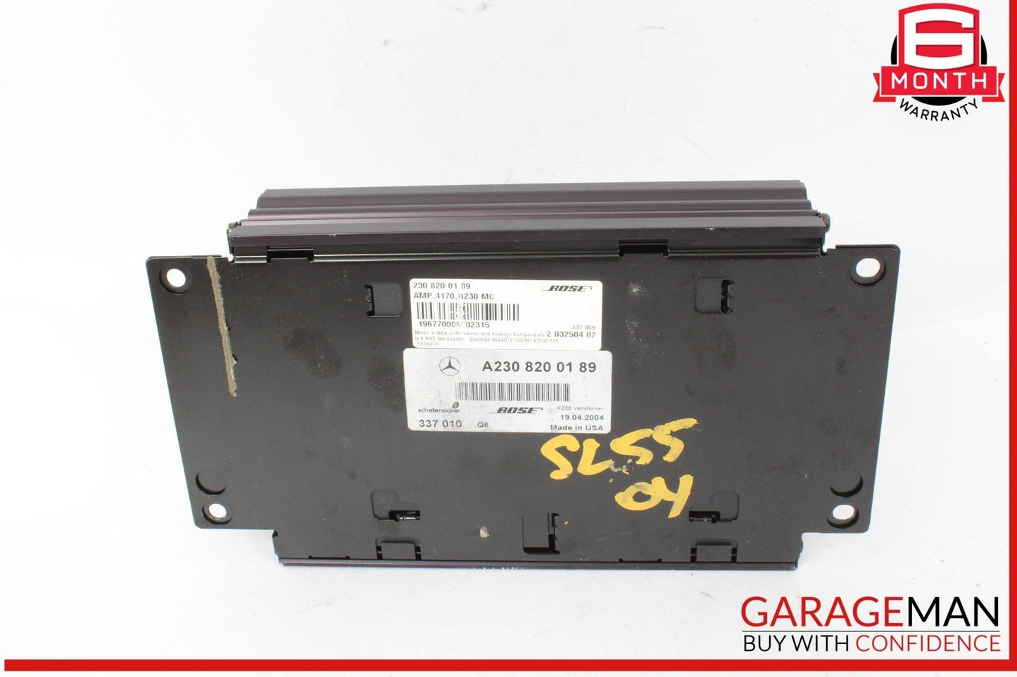 03-04 Mercedes R230 SL500 SL600 SL55 AMG Amplifier Amp Bose Audio Sound OEM