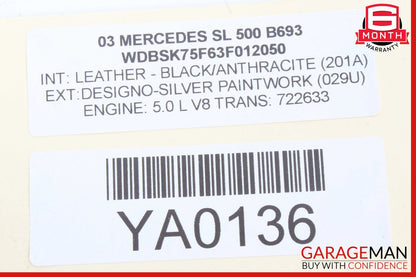03-06 Mercedes R230 SL500 S55 Communication Voice Control Module 2038200885 OEM