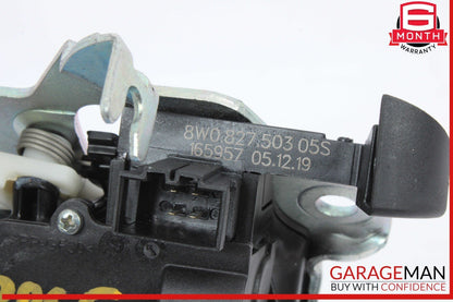 17-24 Audi S5 RS5 A4 Rear Trunk Lock Latch Actuator 8W0827503 OEM